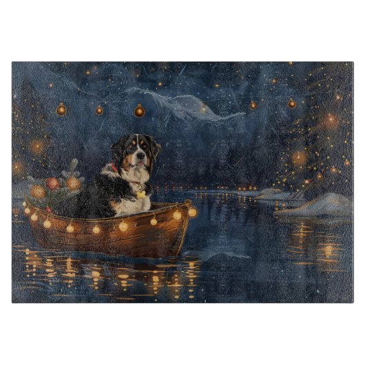 Grote Zwitserse berg Kerstmis feestelijke reis Snijplank (Voorkant)