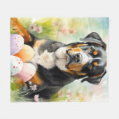 Grote Zwitserse berg met paaseieren Fleece Deken (Voorkant (Horizontaal))