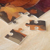 Grote Zwitserse Bergherfstbladeren Dankzegging Legpuzzel (Zijkant)