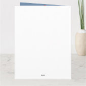 Grote Zwitserse Berghond in Sneeuw Kerstmis Kaart (Achterkant)