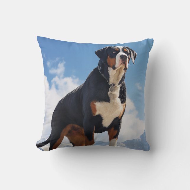 Grote Zwitserse berghond Kussen (Voorkant)