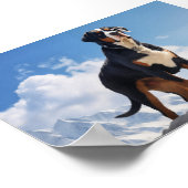 Grote Zwitserse berghond Poster (Hoek)