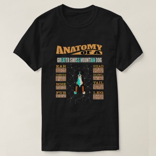 Grote Zwitserse berghond T Shirt (Design voorkant)