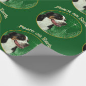 Grote Zwitserse berghond vrede Cadeaupapier (Hoek)