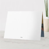 Grote Zwitserse Bergpup Herfstpret Pumpkin Kaart (Achterkant)