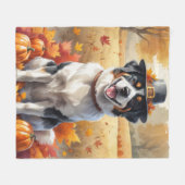 Grote Zwitserse Herfst verlaat Thanksgiving Fleece Deken (Voorkant (Horizontaal))