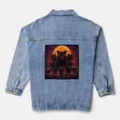 grotekat denim jacket (Achterkant)