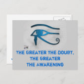 Groter bewustwordend briefkaart (Voorkant / Achterkant)