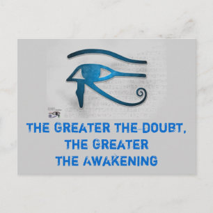 Groter bewustwordend briefkaart