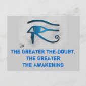 Groter bewustwordend briefkaart (Voorkant)