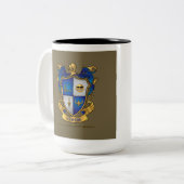 Groter, bouder, GRANDER Tweekleurige Koffiemok (Voorkant links)