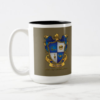 Groter, bouder, GRANDER Tweekleurige Koffiemok