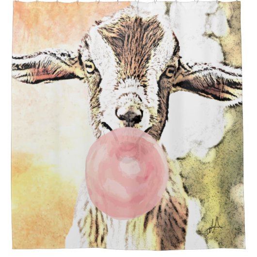 Groter dan Baby van het leven Douchegordijn (Voorkant)