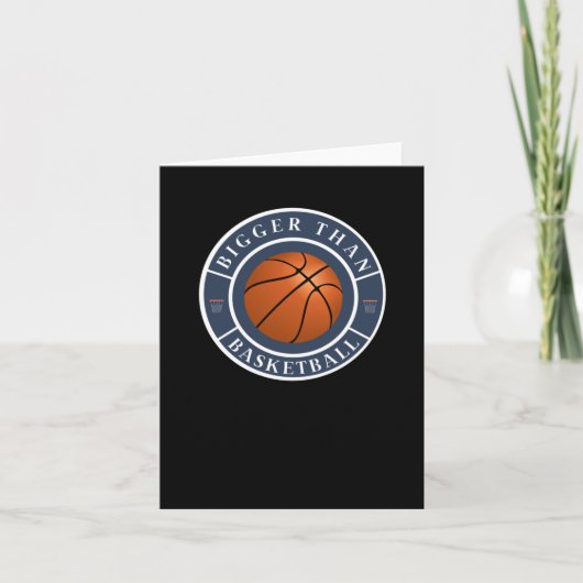 Groter dan basketbal 3 kaart (Voorkant)