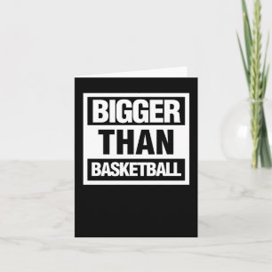 Groter dan basketbal 6 kaart