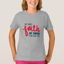 Groter dan je angst t-shirt