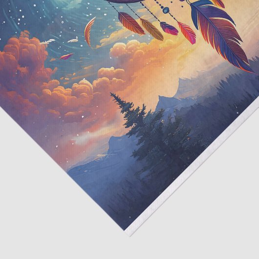 Groter dan Life, Mountains en Dreamcatchers Tissuepapier (Detail)