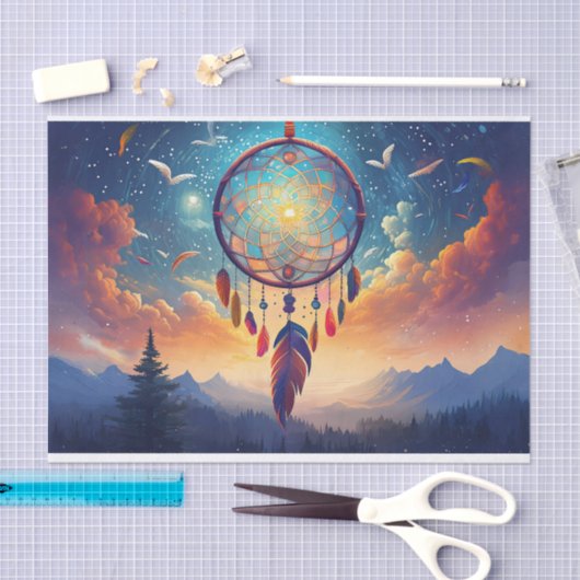 Groter dan Life, Mountains en Dreamcatchers Tissuepapier (Craft)