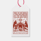 Groter dan onze hele wereld 1 cadeaulabel (Voorkant)