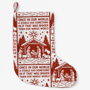 Groter dan onze hele wereld 1 kleine kerstsok
