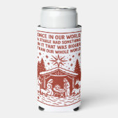 Groter dan onze hele wereld 1 seltzer blikjeskoeler (Seltzer Voorkant)