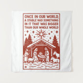 Groter dan onze hele wereld 1 wandkleed (Voorkant)