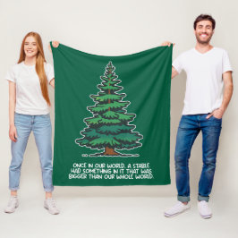 Groter dan onze hele wereld 2 fleece deken