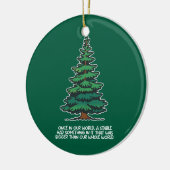 Groter dan onze hele wereld 2 keramisch ornament (Links)