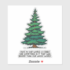 Groter dan onze hele wereld 2 sticker