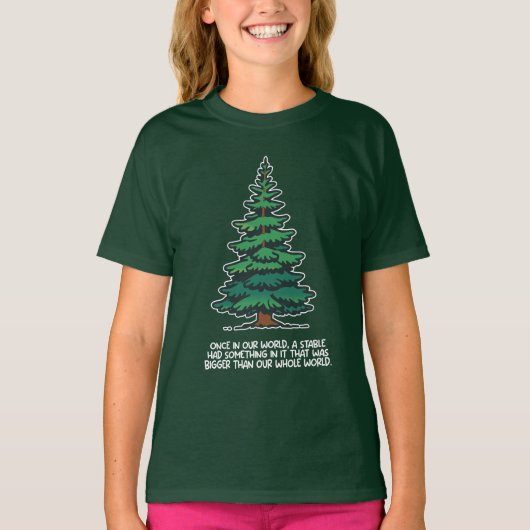 Groter dan onze hele wereld 2 t-shirt (Voorkant)