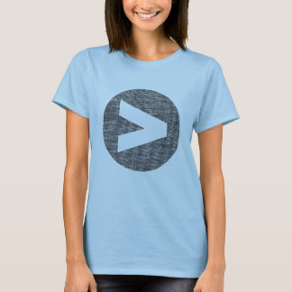 Groter dan T-shirt met Logo-aansluiting