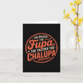 Groter De Fupa Smaakter De Chalupa Mexicaanse Grap Kaart (Gele Bloem)