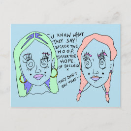 Groter de Hoop | Afdrukken Briefkaart | #overhear