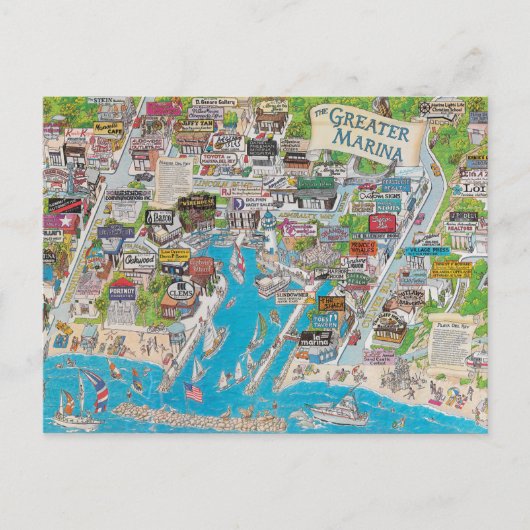 Groter Del Rey - door Sharon Briefkaart (Voorkant)