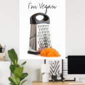 Groter en geraspt wortelen poster (Thuiskantoor)