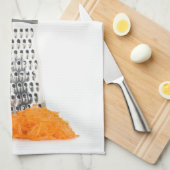 Groter en geraspt wortelen theedoek (Quarter Fold)