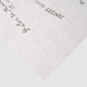 Groter Frans Muzieksalon Vogelschrift Tissue Paper Tissuepapier (Detail)