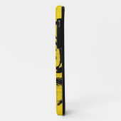 Groter gezicht dicht (zwart en geel) Case-Mate iPhone case (Achterkant/links)