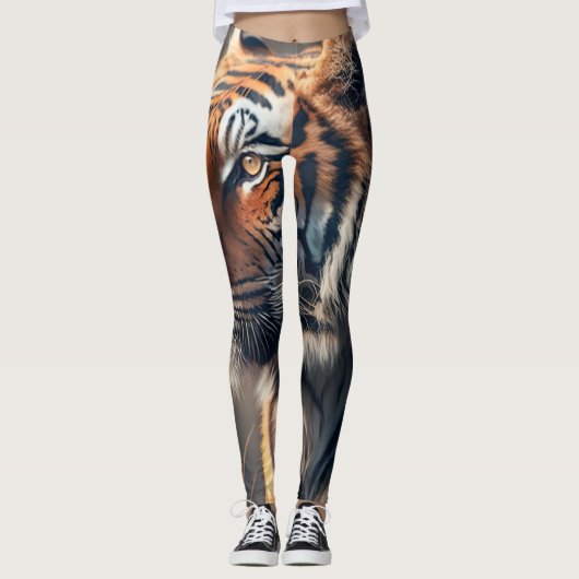 Groter in Natuur All-Over-Print Leggings (Voorkant)