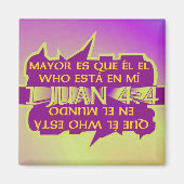 Groter is hij I Esp I Square Magneet (Voorkant)