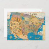 Groter! Los Angeles en de Verenigde Staten Briefkaart (Voorkant / Achterkant)