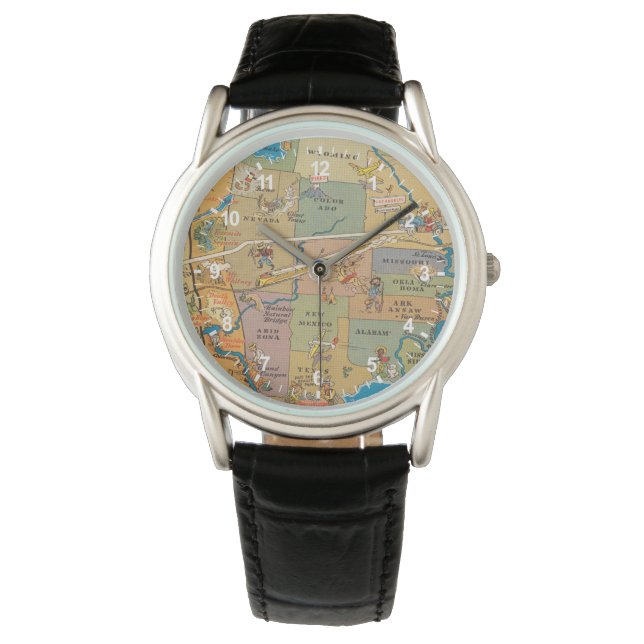 Groter! Los Angeles en de Verenigde Staten Horloge (Voorkant)