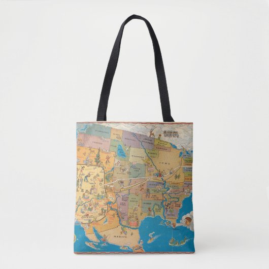 "Groter!" Los Angeles en de Verenigde Staten Tote Bag (Voorkant)