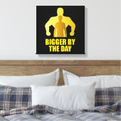 Groter met de dag canvas afdruk (Insitu (Slaapkamer))