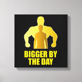 Groter met de dag canvas afdruk (Voorkant)