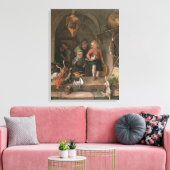 Groter spel (paneel) canvas afdruk (Insitu (Woonkamer))