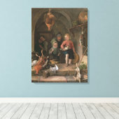 Groter spel (paneel) canvas afdruk (Insitu (Houten vloer))