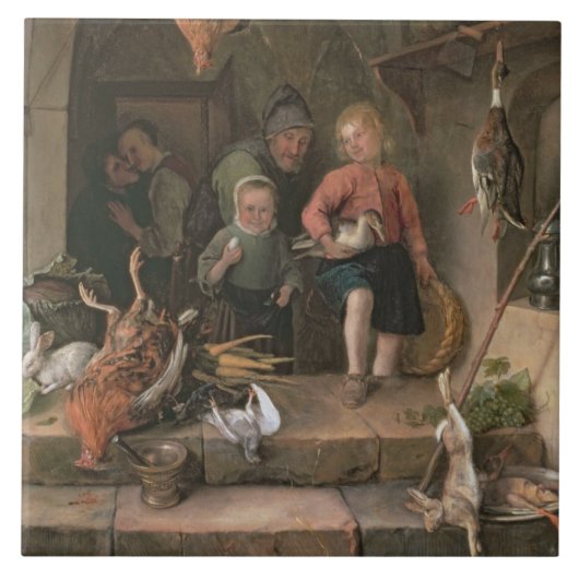 Groter spel (paneel) tegeltje (Voorkant)