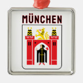 Groter wapen van München Metalen Ornament (Voorkant)