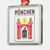 Groter wapen van München Metalen Ornament (Links)